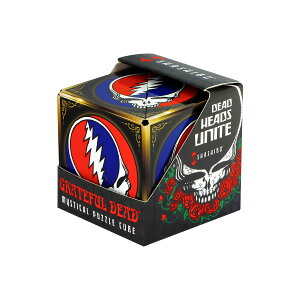 SHASHIBO Shape Shifting Box - Award-Winning, Patented Fidget Cube w/ 36 Rare Earth Magnets - Extraordinary 3D Fidget Cube Toy Transforms Into Over 70 Shapes (The Grateful Dead - Steal Your Face)