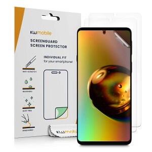 kwmobile 3x یtB Motorola Edge 20Ή tB - fBXvCیtB F XN[veN^[