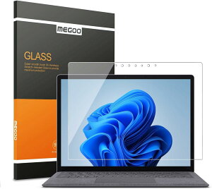 MEGOO 保護フィルム 対応 Microsoft Surface Laptop 5、Surface Laptop 4、Surface Laptop 3(15インチ)精密なカットアウト,耐スクラッチ性 強化ガラス 保護フィルム