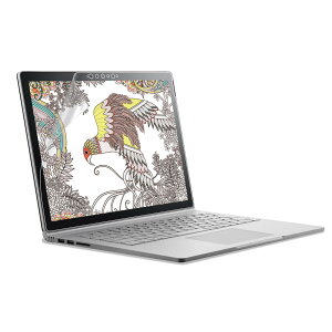 �G���R�� SurfaceBook3 �t���ی�t�B���� ���̂悤�ȕ`���S�n �y�[�p�[�e�N�X�`�� �t�B���� EF-SFB3FLAPL