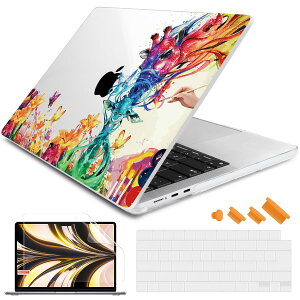 Batianda 2023MacBook Air 15 M2 A2941p yʌgѕیP[X+XN[یtB+{L[{[hJo[ F̎