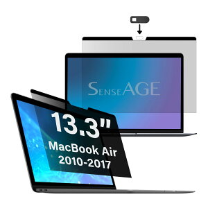 SenseAGE MacBook Air 13C`(2010-2017)ɑΉ `h~tB^[ }Olbg EFuJJo[t vCoV[tB u[CgJbg ˖h~ ʗp E\ یtB WEB