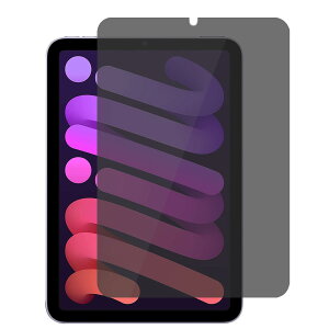 【覗き見防止】iPad mini(A17 Pro)2024/mini6 2021対応 ガラスフィルム アイパッド ミニ 6/7世代 強化ガラス 覗き見 気泡防止 9H硬度 高い透過率 指紋防止 自然吸着【1枚セット】