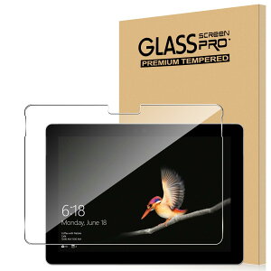For Surface Go �t�B���� 10.1�C���` �^�u���b�g �����K���X �����x�^�b�` �����ߗ� �d�x9H �w��h�~ Greerass �C�A�h�~ �������� �ϏՌ� �\��t���ȒP �t���ی� ������U�h�~ �^�u���b�g �ی�t�B��