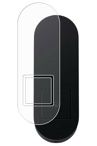 [2���Z�b�g]ClearView Qrio Pad�p [���˖h�~�m���t�B���[�^�C�v] �t���ی�t�B���� �M���c�L�Ȃ� ���{��