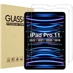 ProCase [2] iPad Pro 11" 4 2022 tBKX 2021 OAtیtB ώwAKX XN[veN^[ Kp@FiPad Pro 11C` 4 2022/3 2021 /2 2020 /1