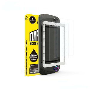 ROG ALLY X専用ガラスフィルム ガイド枠付き 指紋防止 自己吸着 強靭9H 飛散防止 「アンチグレア二枚入り」