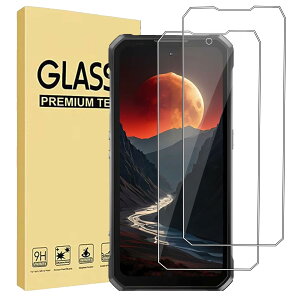 �y2025�V�o��z(2������)For Oukitel WP100 Titan �ی�t�B���� �����K���X�t�B���� �yHNWEIWEI�z �t���ی�t�B���� ����0.3mm 2.5D �d�x9H �S�ʕی� �ώw�� ������ �����ߗ� ���{���Ɏq�f�ލ̗p ��U�h�~