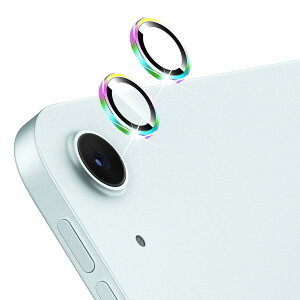 【2枚セット】For iPad Air 第7世代 2025 カメラフィルム カメラ保護 レンズフィルム 日本旭硝子素材 飛散防止 高透過 耐衝撃 硬度9H キズ防止 強化ガラス 露出オーバー防止 防水防塵 気泡ゼロ ア