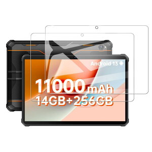 For OUKITEL RT5 �ی�t�B���� 2���yYCJDP 2023�N�̐V�z�����K���X�̗p �t���ی�t�B���� 2.5D 9H�d�x �����ߗ� �����z�� �������� �C�A�h�~ �w��h�~ ��U�h�~���� OUKITEL RT5 �^�u���b�g �����K���X��