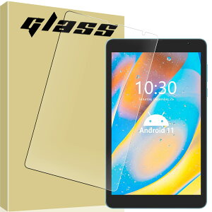 FOR Blackview Tab 6 8�C���` �p�̃K���X�t�B���� �����K���X FOR Blackview Tab 6 �p�̃^�u���b�g �Ή� �t���ی�t�B���� �ώw�� �\�ʍd�x9H 2.5D���E���h���H ��U�h�~ �����ߗ� ����\�� �����z��