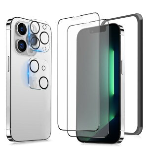 MINIKA �y�A���`�O���A�t�B�����z iPhone 13 / iPhone 13 Pro �p�� �ی�t�B���� ���炳�� ��Phone 13Pro �K���X�t�B���� �A���`�O���A ���˖h�~ �A�C�t�H�� 13 / 13�v�� �t�B���� �T���T�� �w��h�~ �S��