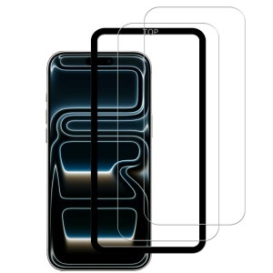 KPNS �K�C�h�g�t�� ���{�f�ސ� For iphone 17 Pro max �p�� �����K���X �K���X�t�B���� �ی�t�B�����y2���Z�b�g�z