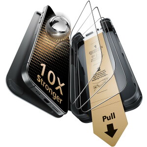 �y3�b�Ŋ����E�R�[�j���O?�А��zESR �K���X�t�B���� iPhone 17 ����/iPhone 16 Pro �p Corning?�������K���X 10�{�����ی� �ČRMIL�K�i 3�� AR���H ���炳�� �C�A���� �w��h�~ �������o �z�R���t��