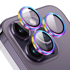 �y3�Z�b�g�z �Ή� iPhone 14 Pro/iPhone 14 Pro Max �J�����t�B���� �ی�J�o�[ (3��) �A���~�������{AR�����ߗ������K���X �����Y�S�ʕی� �Ή� �A�C�t�H��14�v��/�A�C�t�H��14�v���}�b�N�X �����Y
