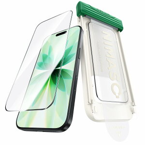 NIMASO �K���X�t�B���� iPhone 17�p �X���C�h���[���[�� �����K���X 3D�ȖʃG�b�W���H �S�ʕی� �������� �h�o���b�V�� �w��h�~ �\�t���ȒP �ی�t�B���� �������o �K�C�h�g�t�� 1���Z�b�g ��Pho