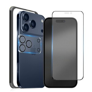 MINIKA �A���`�O���A �t�B���� iPhone 17 Pro Max �p�� �K���X�t�B���� ���炳�� �A�C�t�H��17�v���}�b�N�X �ی�t�B���� �A���`�O���A �y���˖h�~�z ��Phone17Pro Max �t�B���� �T���T�� �S�ʕی� �w��