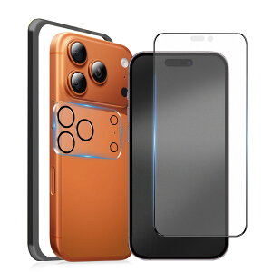 MINIKA �A���`�O���A �t�B���� iPhone 17 Pro �p�� �K���X�t�B���� ���炳�� �A�C�t�H��17�v�� �ی�t�B���� �A���`�O���A �y���˖h�~�z ��Phone17Pro �t�B���� �T���T�� �S�ʕی� �w��h�~ ��Phone 17Pr