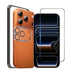 MINIKA iPhone 17 Pro �p�� �K���X�t�B���� �S�ʕی� �A�C�t�H��17�v�� �ی�t�B���� ��Phone17Pro �t�B���� �����ӂ���17Pro �K���X�ی�t�B���� �ی�V�[�g ��Phone 17Pro �J�����t�B���� �t�� �y������