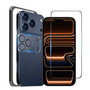 MINIKA iPhone 17 Pro Max �p�� �K���X�t�B���� �S�ʕی� �A�C�t�H��17�v���}�b�N�X �ی�t�B���� ��Phone17Pro Max �t�B���� �����ӂ���17�v��max �K���X�ی�t�B���� �ی�V�[�g ��Phone 17ProMax �J�����t