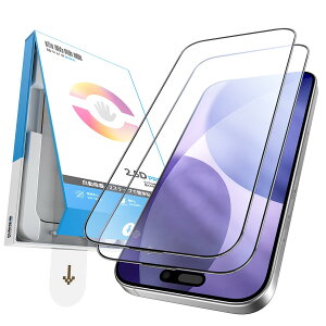 Klearlook iPhone 17 Pro �p �A���`�O���A �K���X�t�B���� �y�ȒP�\��s�^Box/�h�o�ԓ��ځz2���Z�b�g �w��h�~ �Q�[������ �T���T�����슴 �����z�� �C�A�Ȃ� �������� �S�ʕی�