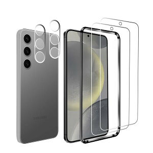 �Ή� 2�� Galaxy S25 plus 5G �X�N���[���K���X�t�B���� �M�����N�V�[ s25 plus 5G��p�ی�t�B���� + 2�� Galaxy S25 plus 5G �J���� �t�B���� �����K���X �t���ی�t�B���� S25 plus 5G�Ή� ���p�t�B���� ��