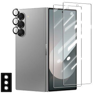 Kakuki Galaxy Z Fold7 SC-56F SCG34 �K���X�t�B����*2�� + �J�����t�B����*1�Z�b�g �M�����N�V�[Z Fold7 �ی�t�B���� ���Ɏq�f�ސ� �w��F�ؑΉ� �ϏՌ� �t���ی�t�B���� �w��h�~ �C�A�[�� �����z��