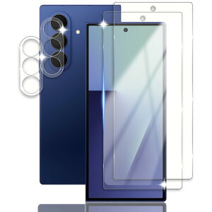 Awubaige For Galaxy Z Fold7 �p�� �K���X�t�C���� (2������)+�J�����t�B����(2������) For �M�����N�V�[ Z Fold 7 �p�� �t�B���� ���{�����Ɏq�̗p For Z Fold 7 SC-56F �p�� �ی�t�B���� ������ �ϏՌ� ��