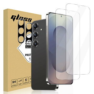 Fourmor for Samsung Galaxy S25 Plus�p �����K���X�ی�t�B�����ƃJ���������Y�ی�t�B���� [2+2 ��] 9H �d�x ���h�~ �����h�~ HD �C�A�t���[ �X�N���[���v���e�N�^�[ Galaxy S25 Plus�p