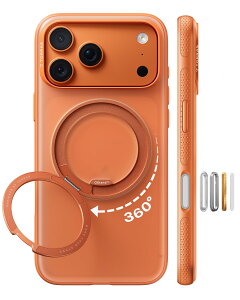 TORRAS iPhone 17 Pro �p�P�[�X �y�J�`�J�`�E���@�\360�x��]�X�^���h�z�����O Ostand O3 Fitness MagSafe�Ή� �ČRMIL�K�i�ϏՌ� �X�^���h �w��h�~ ���ϖh�~ �J�����R���g���[���{�^���t�� �X�g���b�v�z