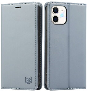 FeeY iphone12 �P�[�X �蒠�^ Iphone12pro �蒠 �P�[�X �ϏՌ�TPU�f�ރJ�[�h���[ �}�O�l�b�g���� �X�^���h�@�\�t�� �A�C�t�H��12�g�уJ�o�[�S�ʕی� iphone 12/ 12pro �X�}�z�P�[�X 5G 6.1�C���`�Ή�, ���C