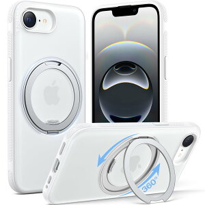 TORRAS iPhone 16e �p �P�[�X�y���掋���p�X�^���h�P�[�X�z���@�\���360°��]�X�^���h 2025 ������ �ϏՌ� �}�b�g�� ���΂݂Ȃ� �����Y�ی� �X�g���b�v�z�[���t�� Magsafe�Ή� ���C�����X�[�d�Ή�