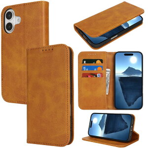 �Ή� iphone 16 �P�[�X �蒠�^ �X�}�z�P�[�X �A�C�t�H��16 �蒠�^�P�[�X ��phone16 �J�o�[ �蒠�^ �J�[�h�X���b�g�A�L�b�N�X�^���h ���U�[(���C�g�u���E��)