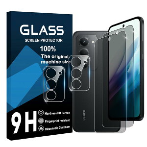 cronincards �Ή� Xiaomi Redmi 15 5G �������h�~ �K���X�t�C���� �{ �����Y�ی�t�B�����i2+2�����j�y ���Y���Ɏq�f�� �����K���X �`�����h�~ �z�Ή� Xiaomi Redmi 15 5G �t�B���� �Ή� �V���I�~ ���b�h�~