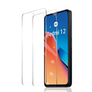 �Ή� Xiaomi Redmi 12 5G �t�B���� �ی� �P�[�X �y2���Z�b�g �K���X�t�C�����zXiaomi Redmi 12 5G �����K���X �C�A���X �\��₷�� �X�N���b�`�h�~ ���ϋv ������ �S�ʕی�