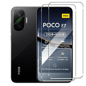 (2������)For Xiaomi Poco F7/REDMI TURBO 4 PRO �t�B���� �����z�� �C�A�h�~ �d�x9H �Ή� �����ߗ� ���{���Ɏq�f�� �C�A�[�� ��ʕی� ���˖h�~ �����x�^�b�` �ϏՌ� �\��t���ȒP Xiaomi POCO F7 �ی�t�B