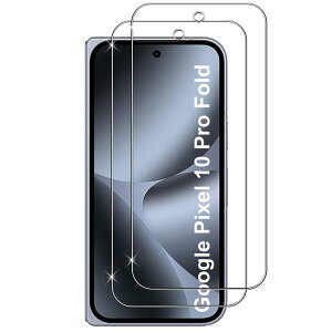 Gosento For Google Pixel 10 Pro Fold �t�B�����y2���Z�b�g�z2.5D���E���h�G�b�W���H ���{���Ɏq�f��AGC �����ߗ� �����K���X�t�B���� �d�x9H