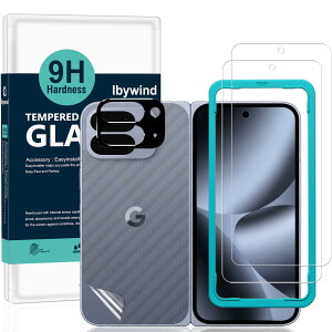 Ibywind �Ή� Google Pixel 10 Pro Fold 5G �K���X�t�B���� 2 ���ی�t�B���� �K�C�h�g�t�� �����Y�J�o�[�i1���j�w�ʃV�[�g�i1���j ���菝�h�~�ϏՌ��d�x 9H�����K���X�t�B�����y���炩�Ȏ�G��z�y�C