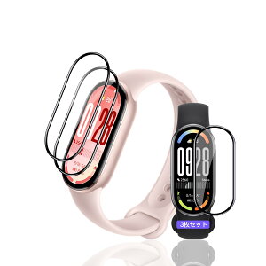 �p Xiaomi Smart Band 10 �t�B���� 1.72�C���` PET������ �Y�f�@�� 3D�Ȗ� �y3���Z�b�g ��U�h�~ �L�Y�C���@�\�z �p �V���I�~ �X�}�[�g�o���h band 10 �K���X�t�B���� �����ߗ� �����^ �p Xiaomi Smart Band10