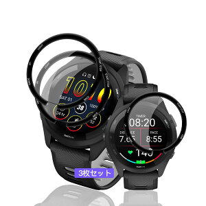 �p garmin 265 / garmin 265 Music �t�B���� PET������ �Y�f�@�� �y3���Z�b�g 3D�Ȗʁz �p GARMIN Forerunner 265 �K���X�t�B���� �����ߗ� �����^ �p �K�[�~�� 265 / �K�[�~�� 265 Music �t�� �ی�t�B���� �ϏՌ�
