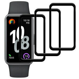 �y3���Z�b�g-�� �i���z�Ή� HUAWEI Band 10/Band 10 Aluminum Edition �ی�t�B���� HUAWEI Band 10 �t�C���� HUAWEI Band 10 Aluminum Edition ��ʕی�V�[�g �t���V�[�� �J�o�[ �t���ی� �\�t�g �y PET������ �Y�f�@