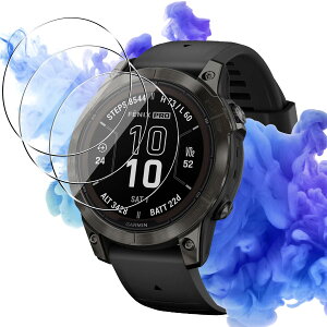 AQXNG �Ή� GARMIN fenix 7 pro/GARMIN Fenix 7 / epix Pro (Gen 2) 47mm �K���X�t�B���� 3�� �ی�t�B���� �y3���Z�b�g ���{���Ɏq���z �K�[�~�� fenix 7 pro �p�� �����K���X �t���ی�t�B���� �J�o�[ �d�x9H �Ϗ�