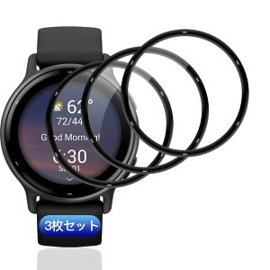 �y3���Z�b�g�z �Ή� Garmin vivoactive 5 �t�B���� �K���X�t�B���� 3�� PET������ �Y�f�@�� �����ߗ� �p garmin vivoactive5 �ی�t�B���� 3D�ȖʃJ�o�[ �Ή� vivoactive5 �t���ی�t�B���� �L�Y�h�~ �ϏՌ�