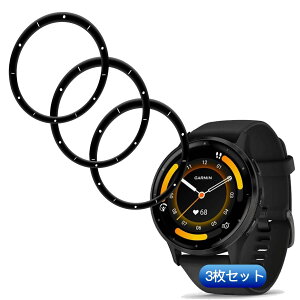 �ywnunbg 3���Z�b�g�z �Ή� Garmin Venu 3 �t�B���� 3�� PET������ �Y�f�@�� �����ߗ� �p �K�[�~�� Venu 3 1.4�C���` �K���X�t�B���� 3D�ȖʃJ�o�[ �Ή� Garmin Venu3 �t���ی�t�B���� �L�Y�h�~ �ϏՌ� ��