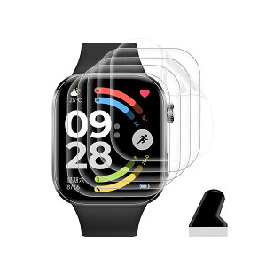 �y5���Z�b�g�z �Ή� Redmi Watch 6 �t�B���� 5�� �_�炩�� TPU�f�� �Ռ��z�� �Ή� Redmi Watch6 �ی�t�B���� 2.07 �C���` 3D�Ȗ� �J�o�[ �Ή� redmi watch 6 �t���ی�t�B���� 24���Ԏ����C���Z�p �L�Y�h�~
