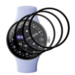 �Ή� Google Pixel Watch 4 41mm �t�C�����y3���Z�b�g-�� �i���z�O�[�O�� �s�N�Z���E�H�b�` 4 41mm �ی� �t�B���� ��ʕی�V�[�g �t���V�[�� �J�o�[ �t���ی� �\�t�g �y PET������ �Y�f�@�� 3D�ȖʃJ�o