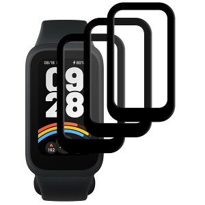 �Ή� Xiaomi Smart Band 9 active �t�C�����y3���Z�b�g-�� �i���zXiaomi Smart Band9 active �ی� �t�B���� ��ʕی�V�[�g �t���V�[�� �J�o�[ �t���ی� �\�t�g �y PET������ �Y�f�@�� 3D�ȖʃJ�o�[ �ϏՌ� ��