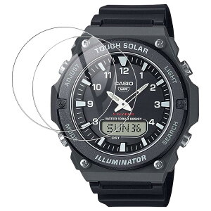 (2������)CASIO �r���v AQ-S820W �V���[�Y �p �ی�t�B���� �y�����K���X�Ɠ����̍��d�x 9H�t�B�����z LAZIRO �ȒP�\��t �����z�� HD�����ߗ� ��U�h�~ �w��h�~ �C�A�h�~ �������� ���ɋ��� CASIO