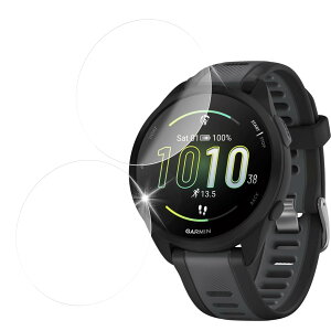 HUAKE ���Y�Ɏq�f�ސ� �Ή� GARMIN Forerunner 165/165 Music �p �K���X�t�B���� �d�x9H �t�� �ی� �t�B�����y2���z