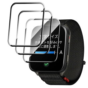 �y3���Z�b�g�zFor Garmin Venu X1 �t�B���� �ی�t�B���� Kluso PET������ 3D�ȖʃJ�o�[ �����ߗ� �����x�^�b�` �w��h�~ �Ռ��z�� �����z�� �C�A�h�~ �t���ی�